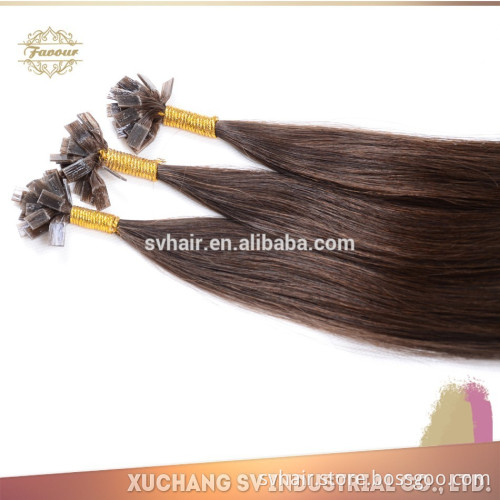 high Quality Any length,any color, top quality flat tip prebond human hair extension alibaba wholesale hair